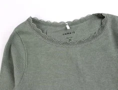 Name It lily pad melange rib top